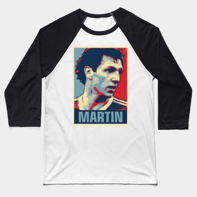 Martin Baseball T-Shirt by DAFTFISH